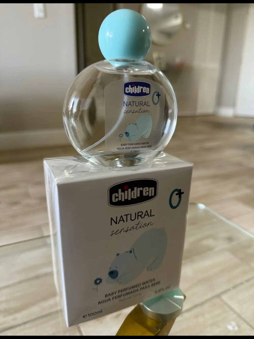 Hannah Children Natural Sensation Baby Perfumed Water – Light Blue & White